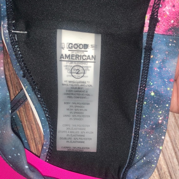 Good American galaxy print sports bra nwt - Picture 6 of 10